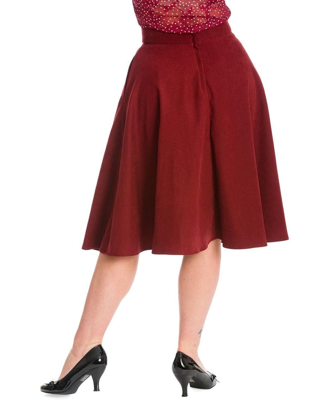 Banned Retro Red Im Yours Skirt
