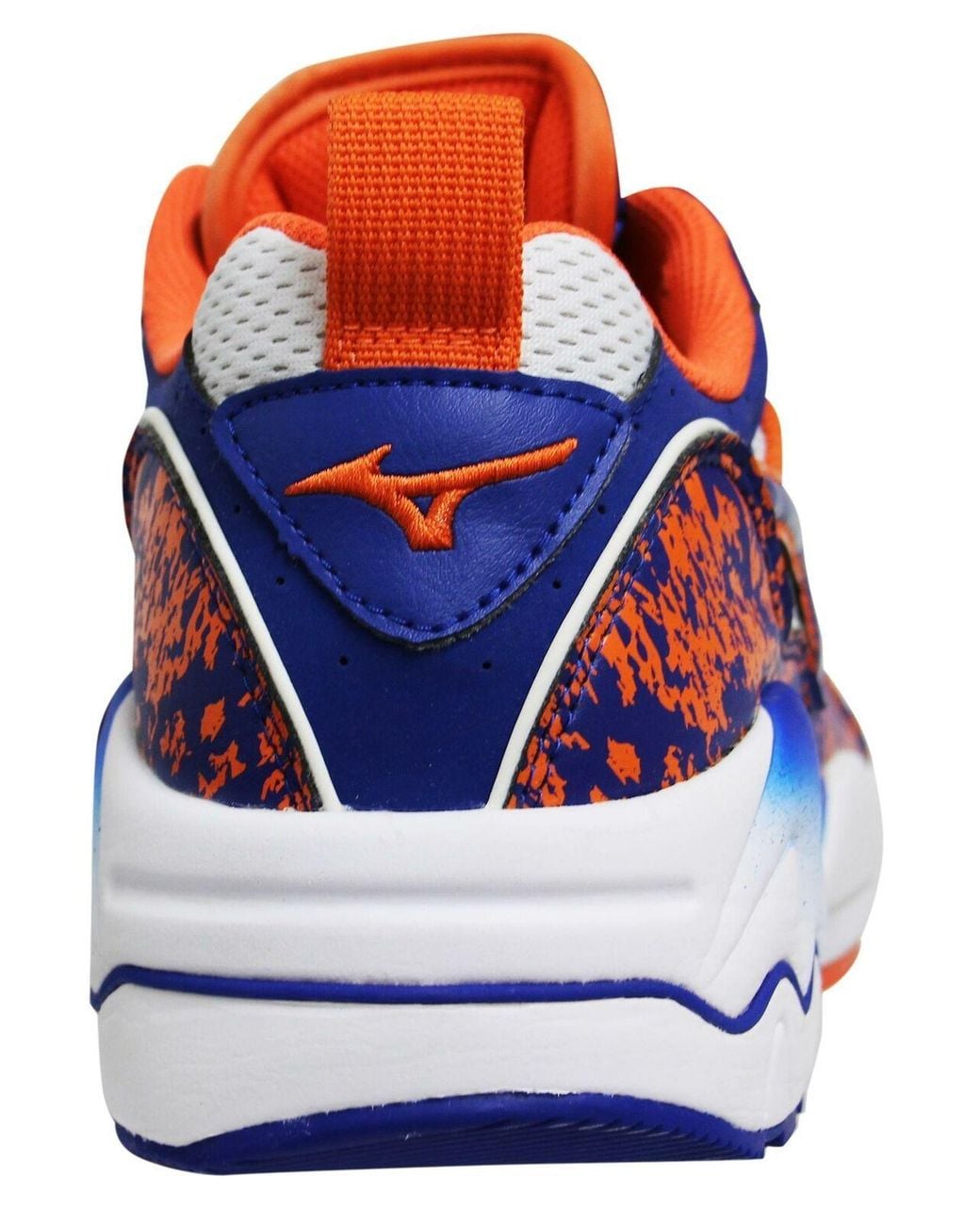 Mizuno Blue Sport Style Wave Rider 1 Lace Up Running Trainers for men