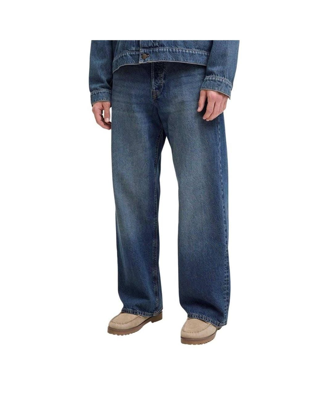 Jack & Jones Blue 080 Denim Tapered Jeans for men