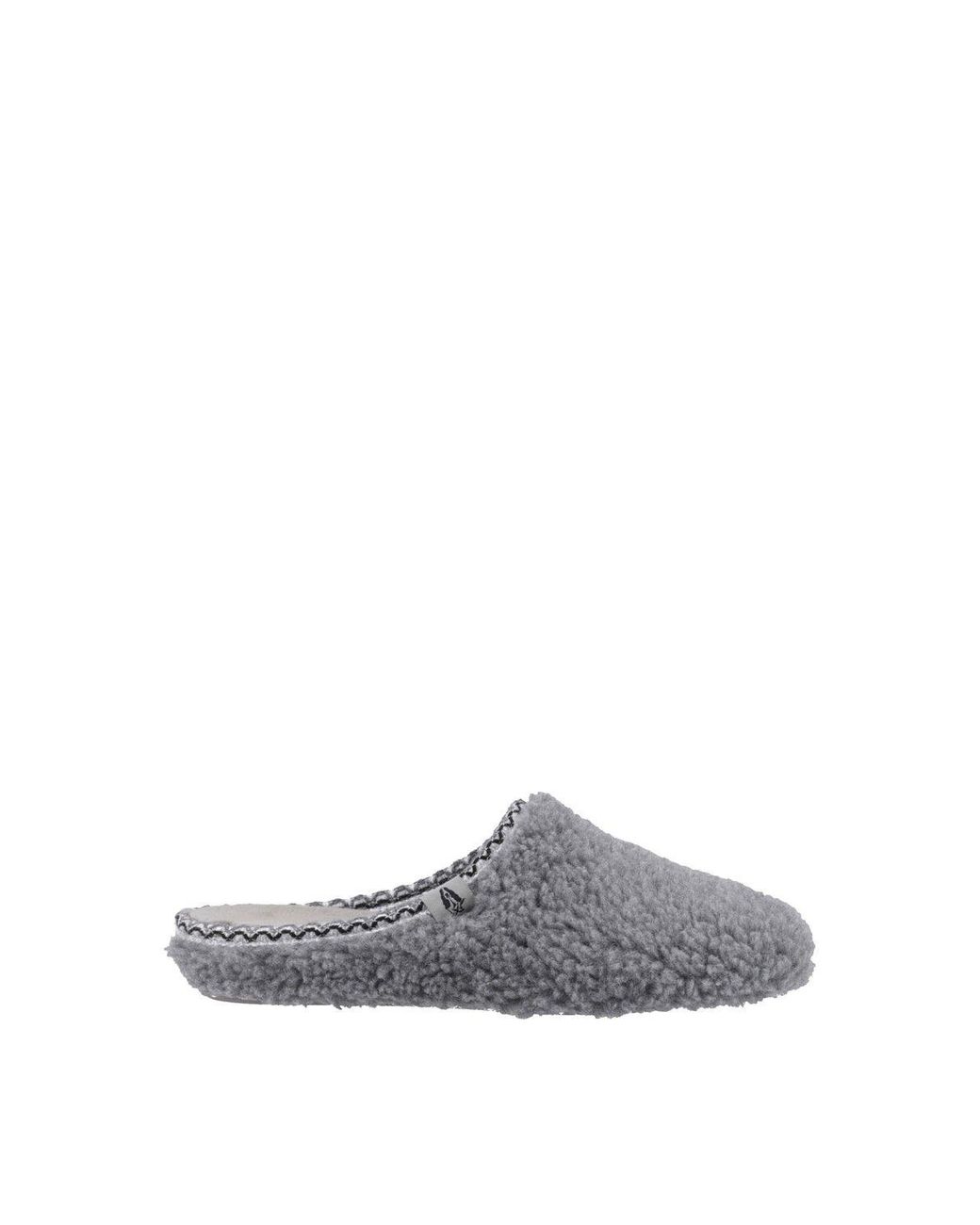 Hush Puppies Gray Good Teddy Mule Slipper