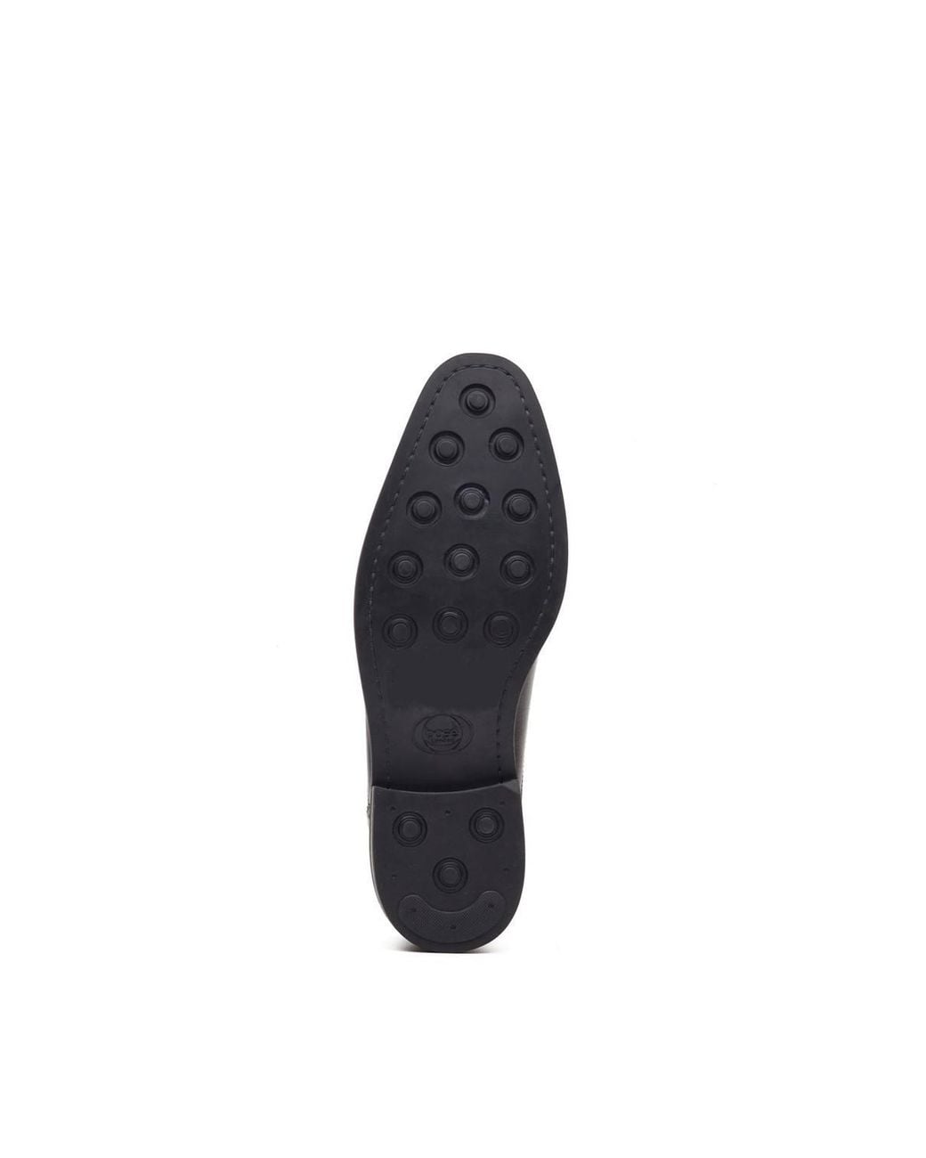 Base London Black Ascot Toe Cap Oxford Shoe for men