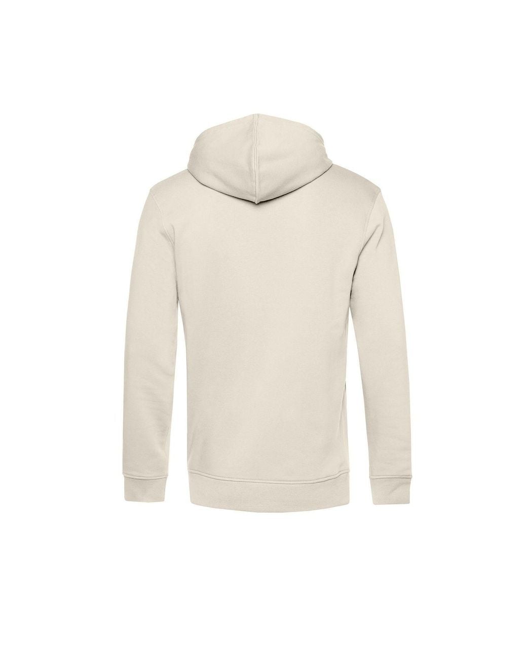 Bc White Plain Hoodie for men