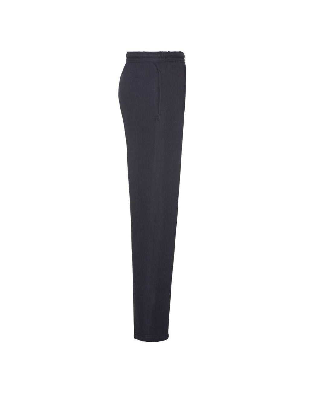 Fruit Of The Loom Blue Open Hem Jogging Bottoms for men