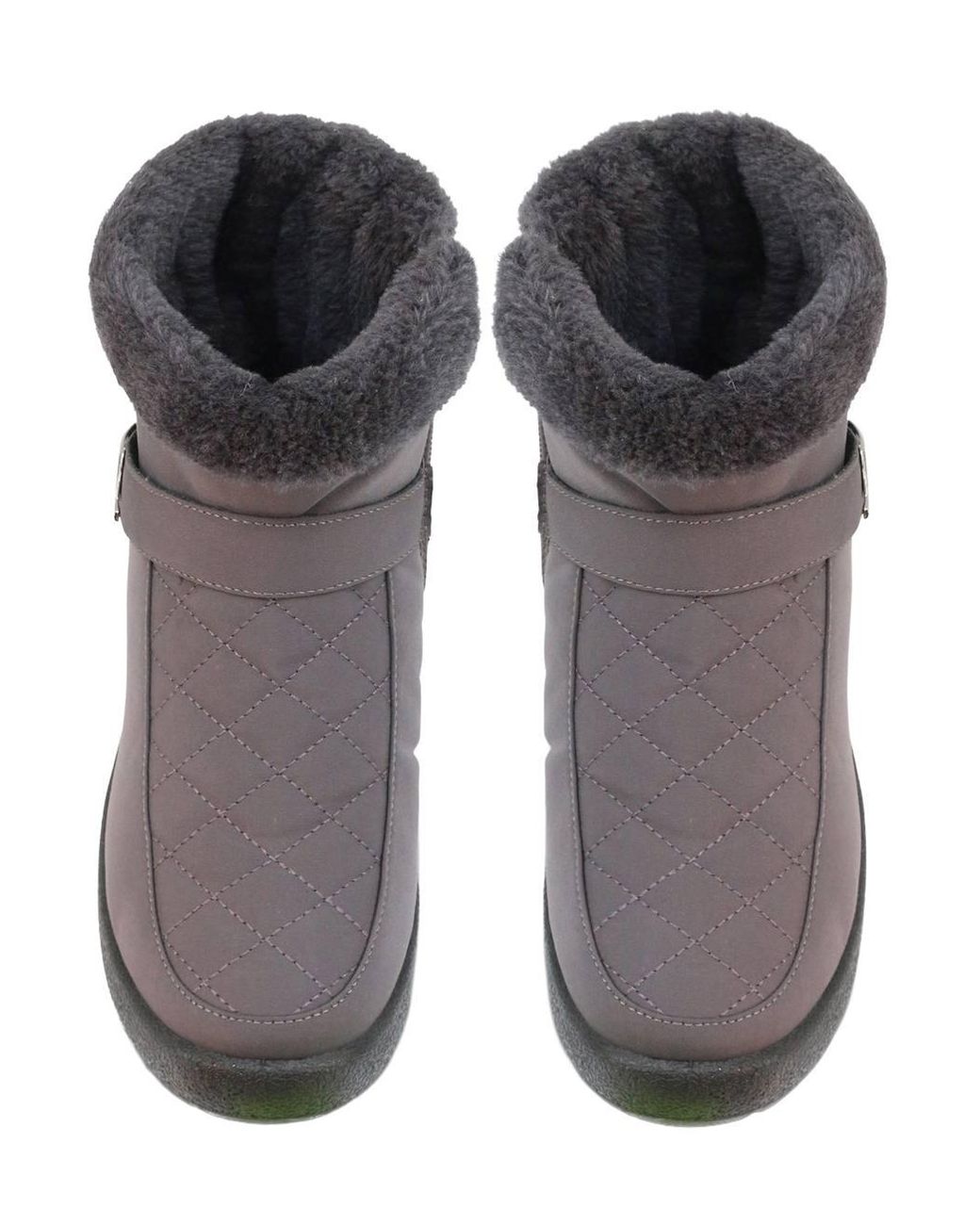 Chums Brown Wide Ee Fit Quilted Top Side Zip Showerproof Boot