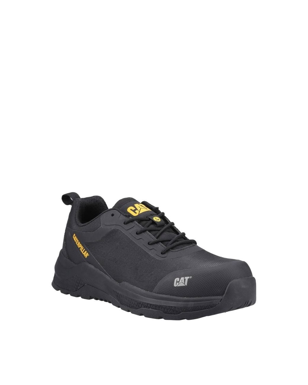 Caterpillar Black Inductor Mesh Low Safety Trainer for men