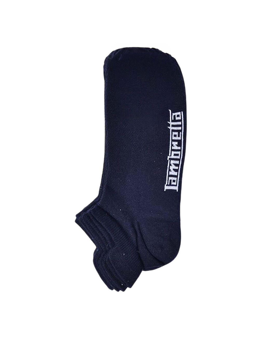 Lambretta Blue Trainer Socks (Pack Of 3) for men