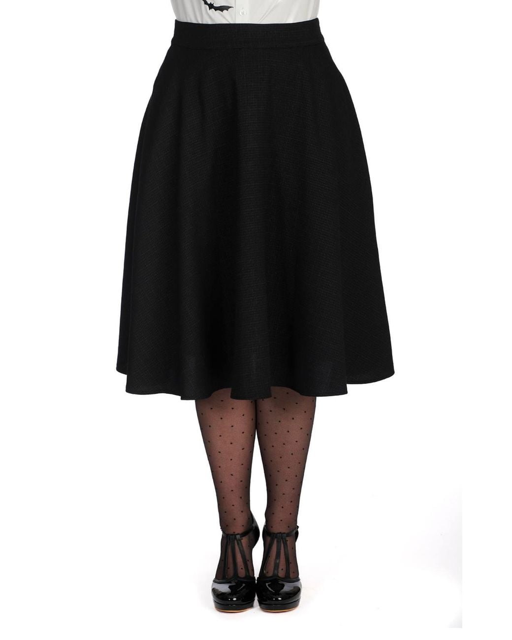 Banned Retro Black Hope Swing Skirt