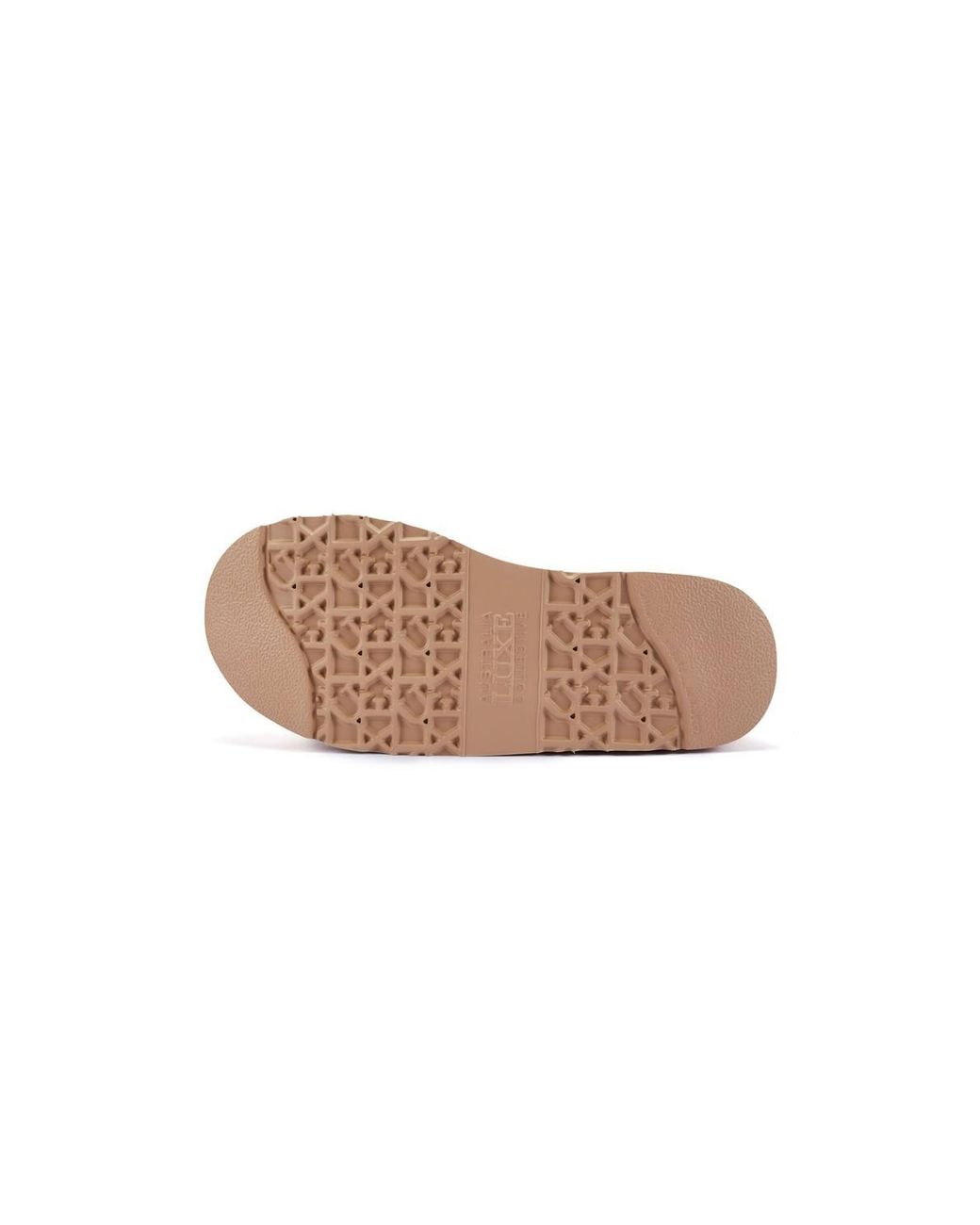 Australia Luxe Natural Cosy Ultra Short Platfoam Happi Ankle Boots
