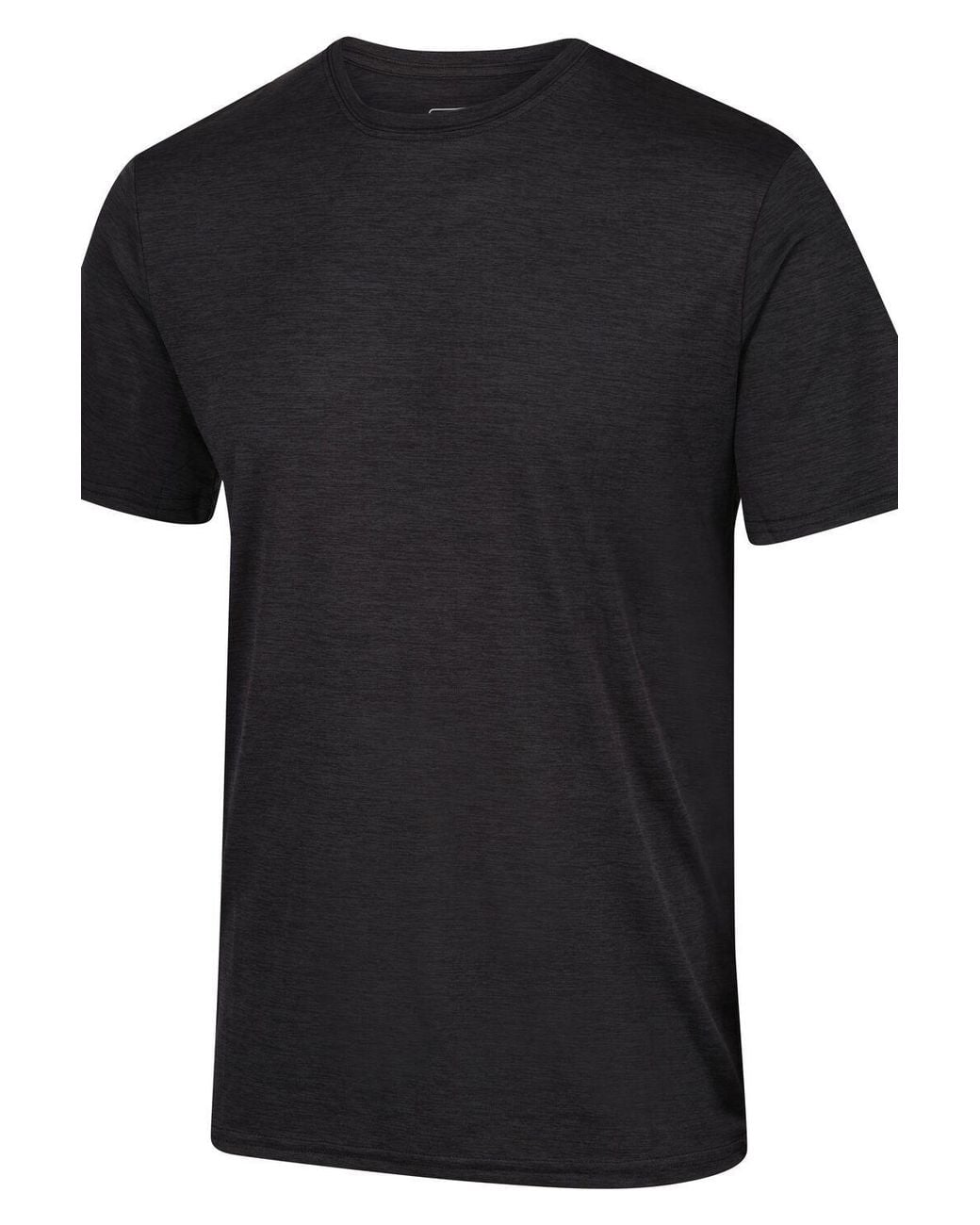 Regatta Black Fingal Edition Short Sleeved Marl T-Shirt for men