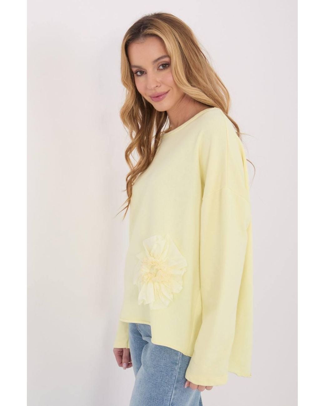 Love Lace Natural Cotton Polyester Casual Blouse Flower Applique