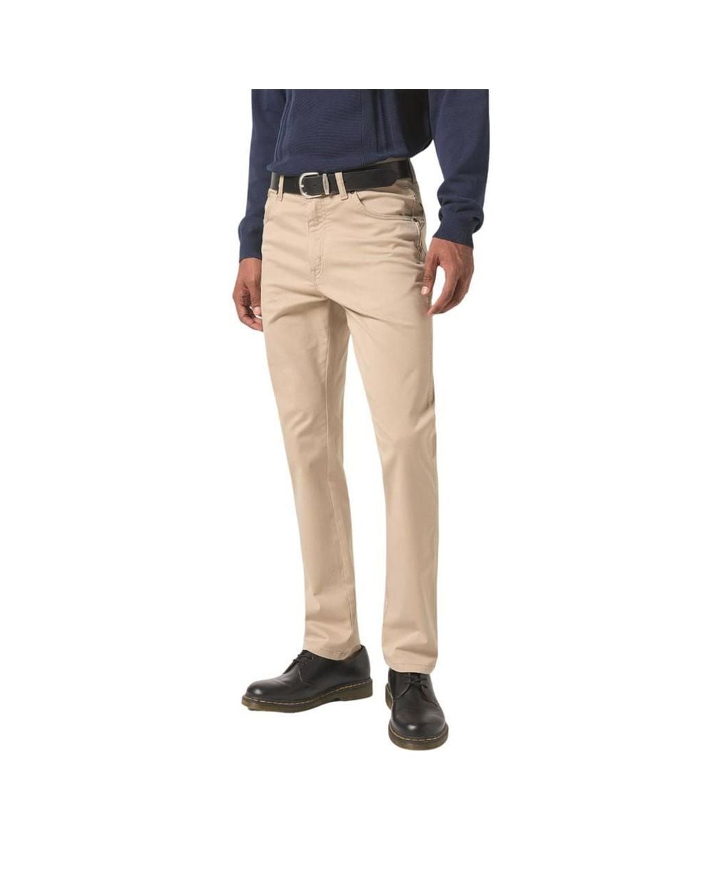 Wrangler Natural Texas Stretch Straight Soft Chino Trouser For for men