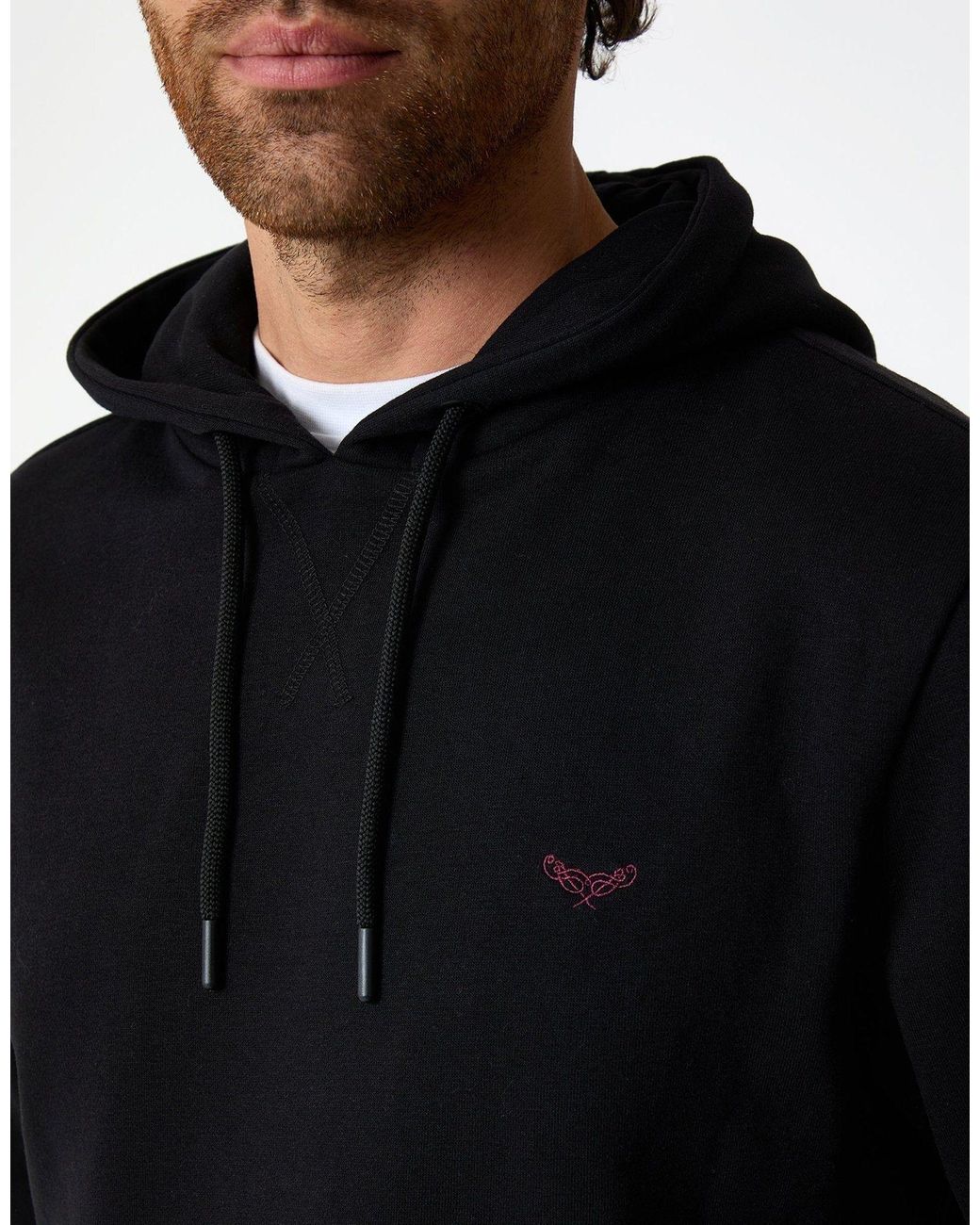 Threadbare Blue Cotton Blend 'Clementine' Hoody for men