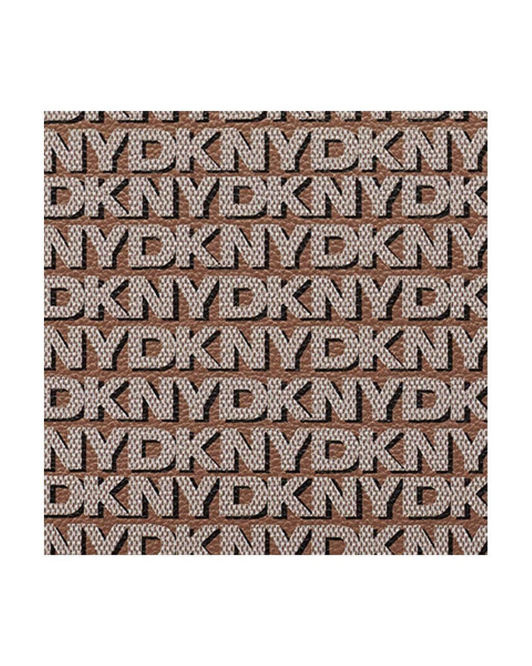 DKNY Brown Saige Top Zip Tote Bag Cappuccino