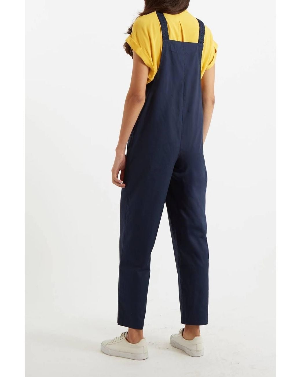 Louche Blue Tippie Poplin Dungarees