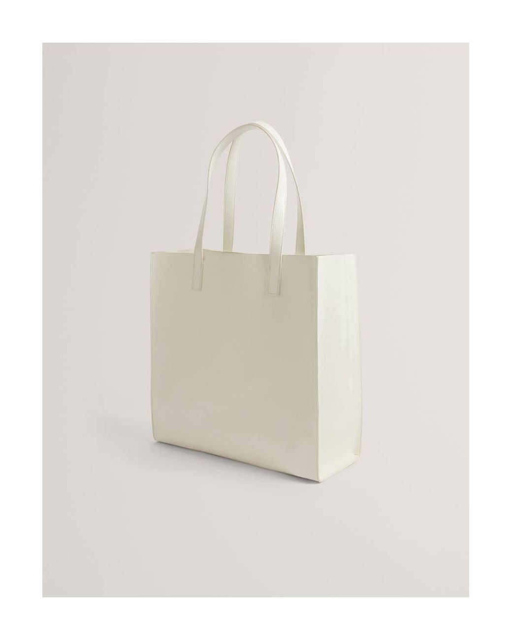 Ted Baker Natural Rose Detail Crinkle Large Tote Bag