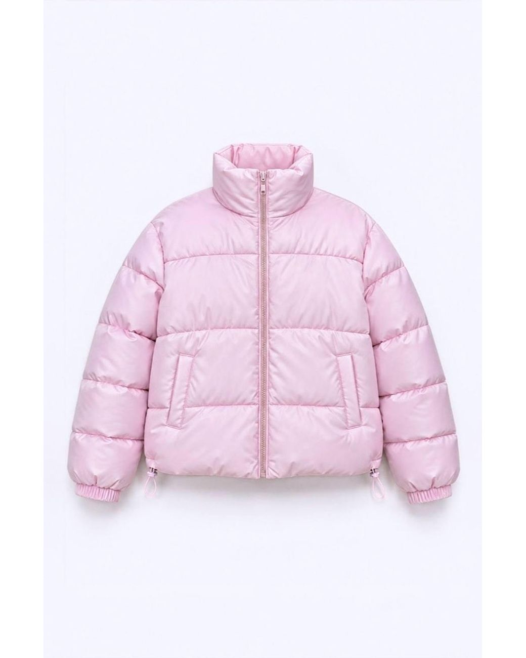Hiccup Purple Basic Puffer Jacket