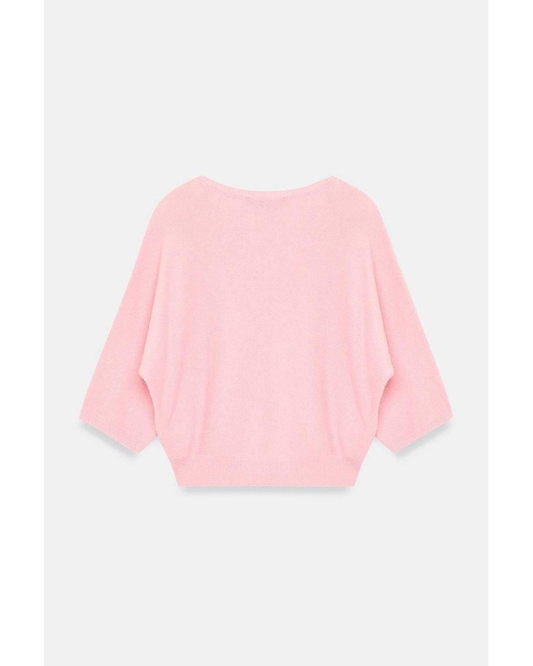 Dilvin Pink Wool Blend Sweater