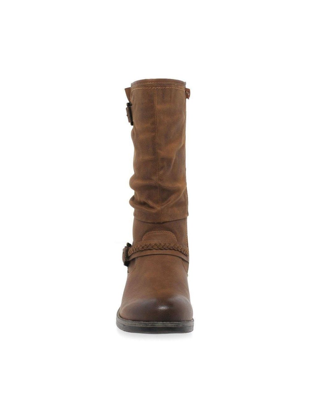 Rieker Brown 'Estella' Calf Length Slouch Boots