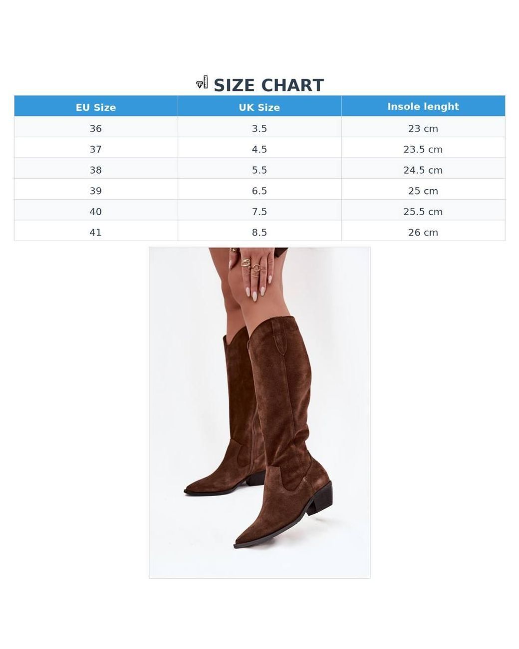 Love Lace Brown Pointed Toe Suede Classic Knee High Boots