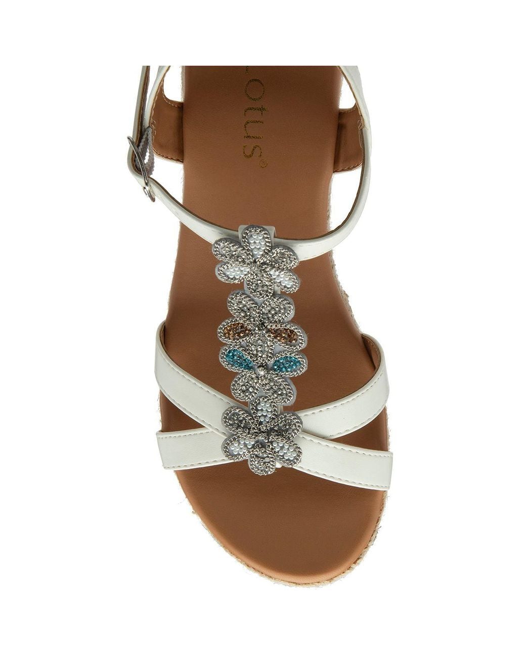 Lotus Pink 'Letica' Open-Toe Wedge Sandals