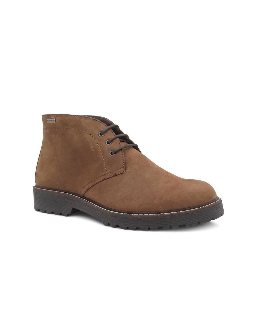 Jones Bootmaker Brown Hartland Waterproof Leather Boots for men