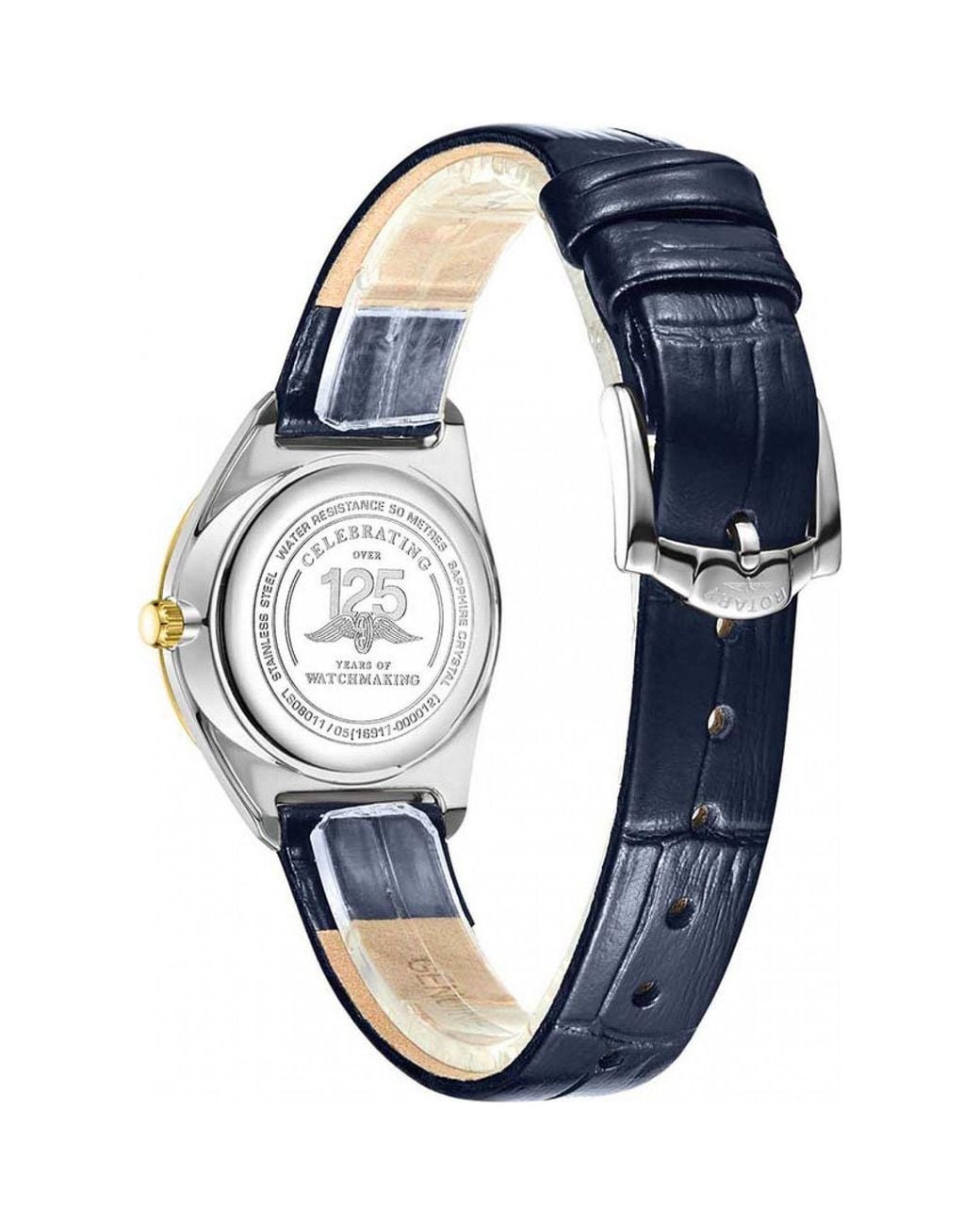 Rotary Blue Ls08011-05 Ultra Slim 27Mm Quartz Watch