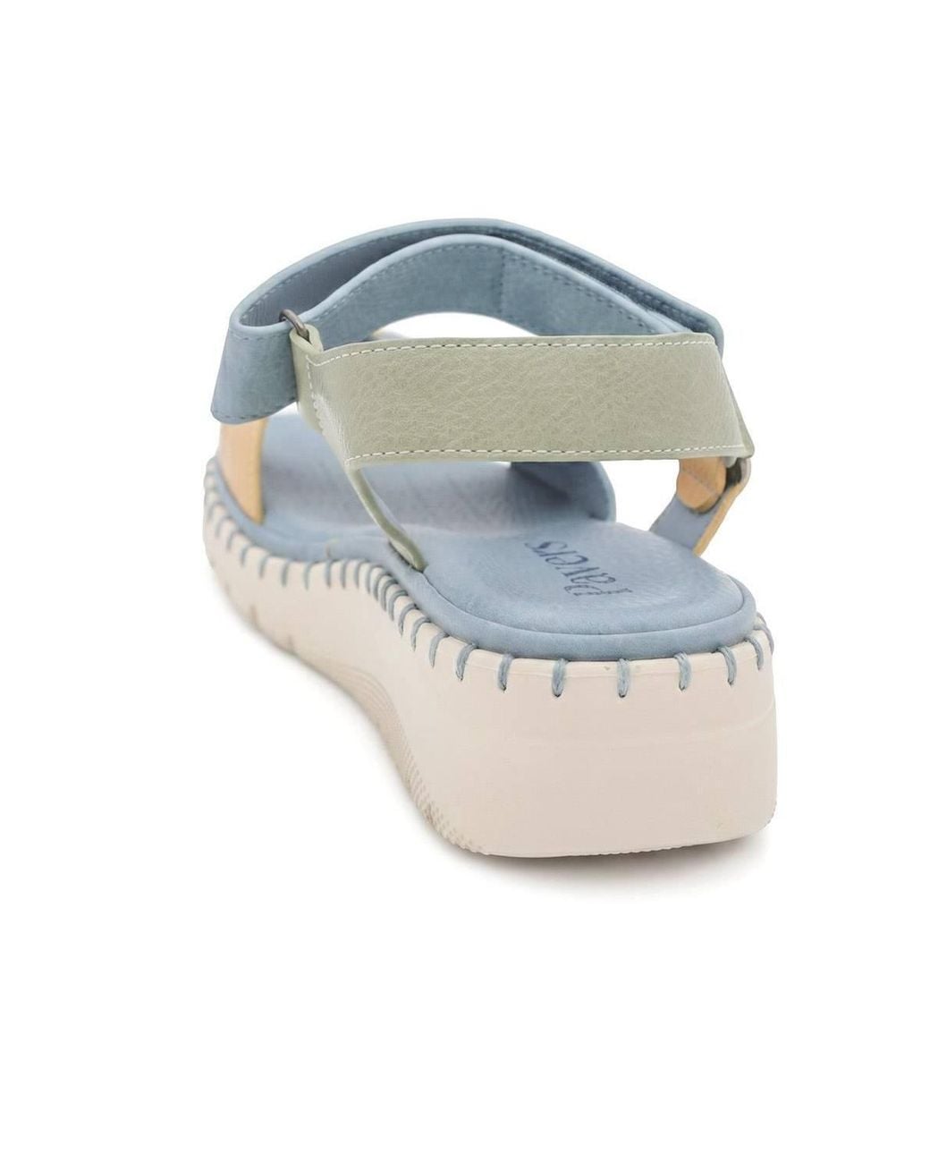 Pavers Blue Adjustable Fastening Cushioning Sandals