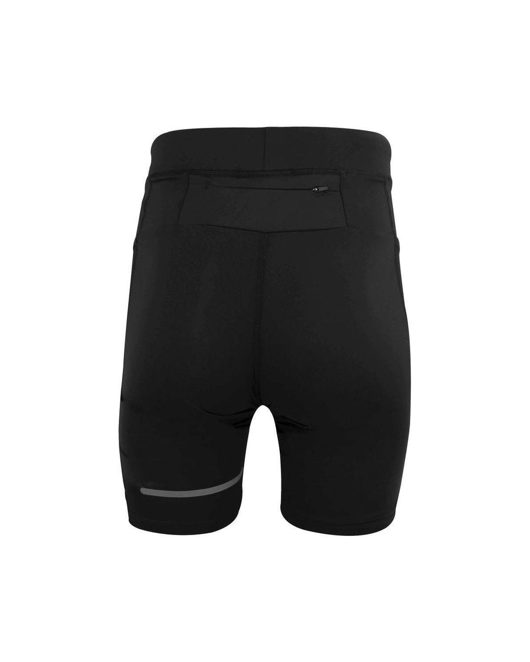 Björn Borg Black Running Short Tights With Reflective Strip for men