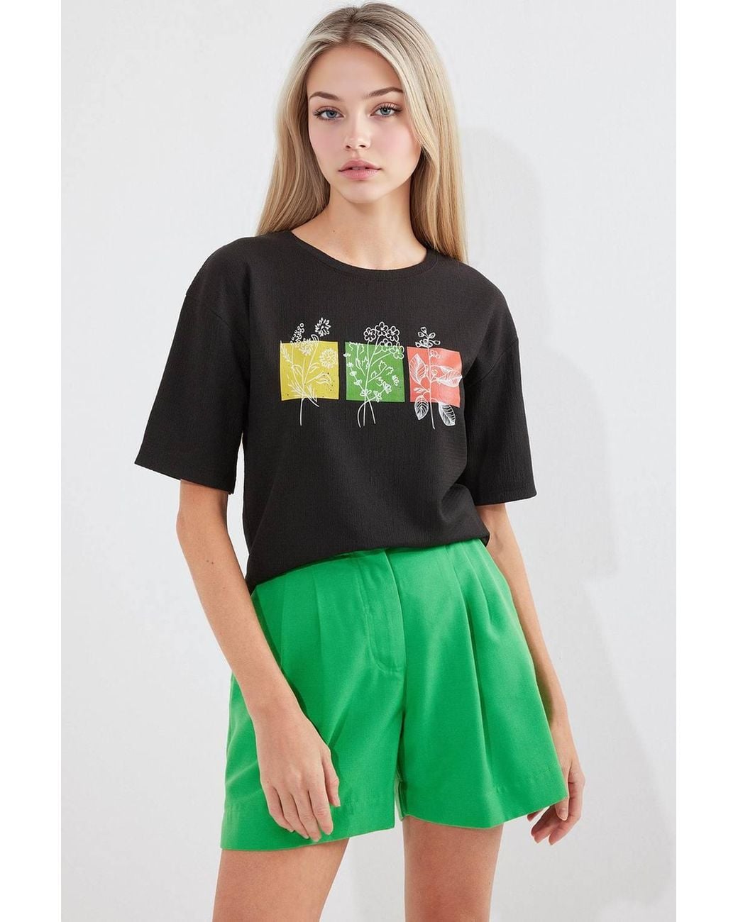 Bigdart Green Printed Crew Neck T-Shirt