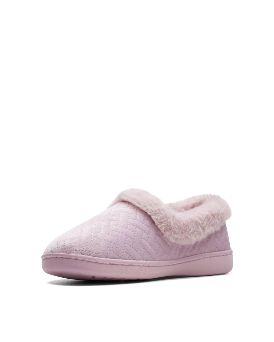 Clarks Pink Twyla Star Lilac Slippers, Slip Ons