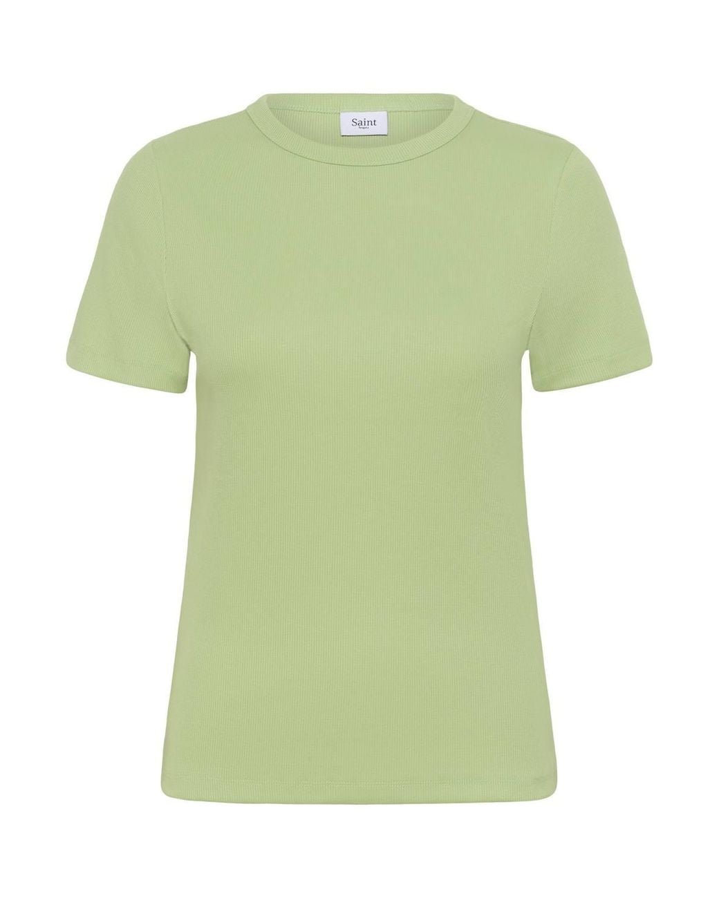 Saint Tropez Green Astersz Short Sleeve Round Neck T-Shirt