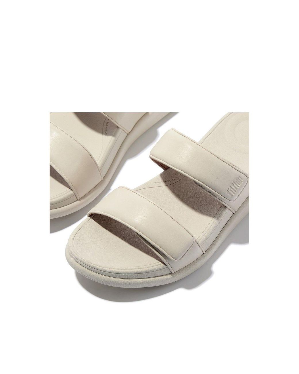 Fitflop White F-Mode Go Sandals