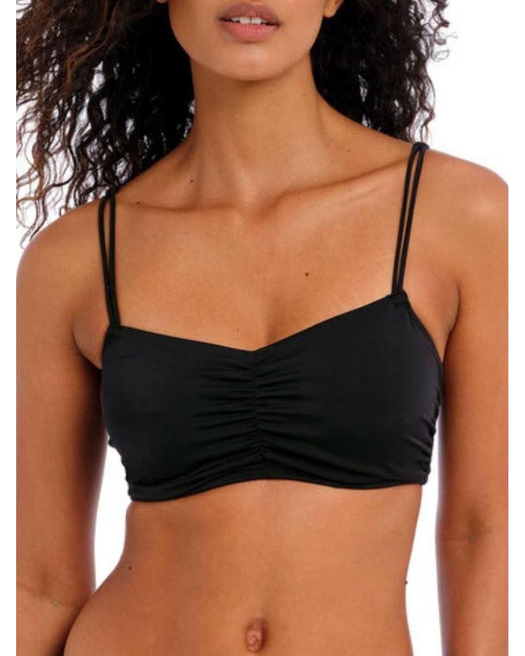 Freya Black Jewel Cove Bralette Bikini Top