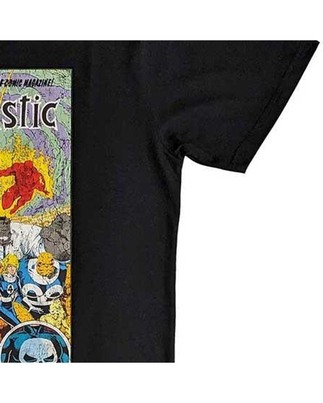 Marvel Comics Black Fantastic Four T-Shirt for men