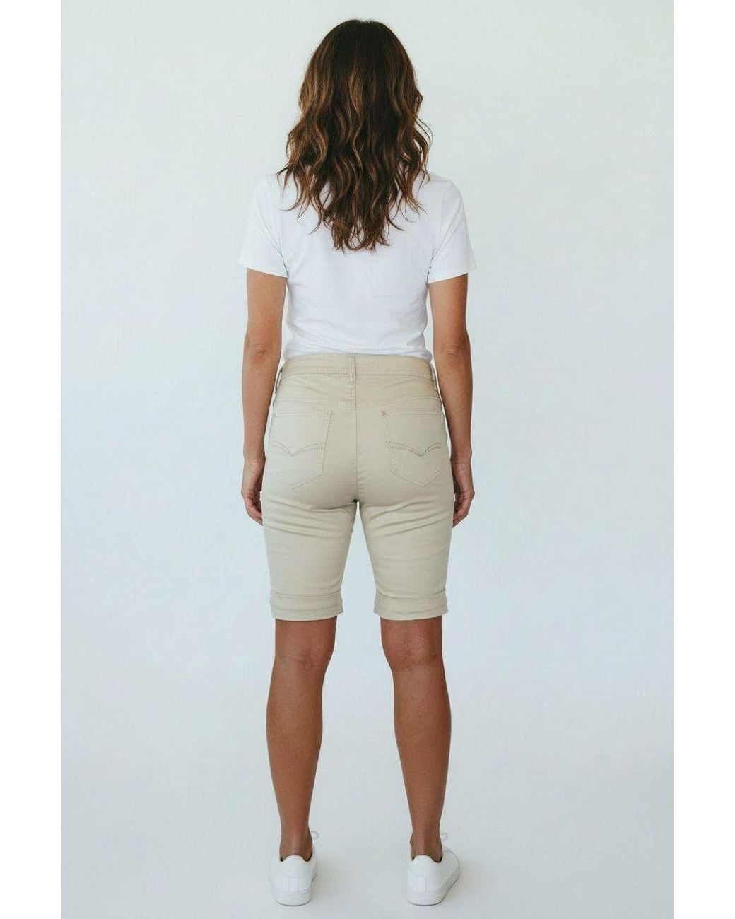 Paulo Due Natural Bermuda Chino Shorts