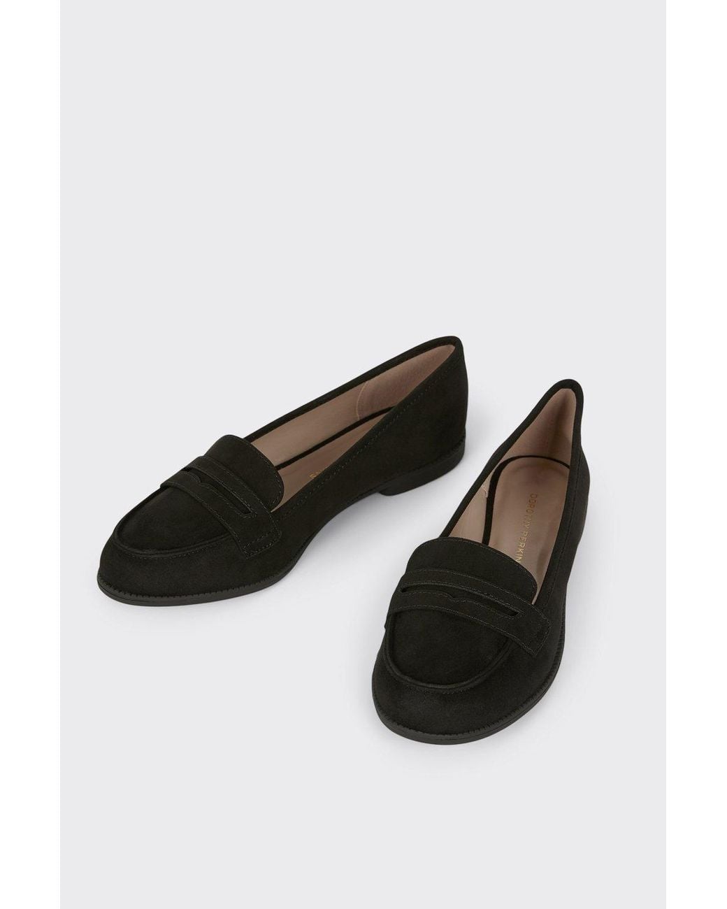 Dorothy Perkins Blue Wide Fit Lara Penny Loafers