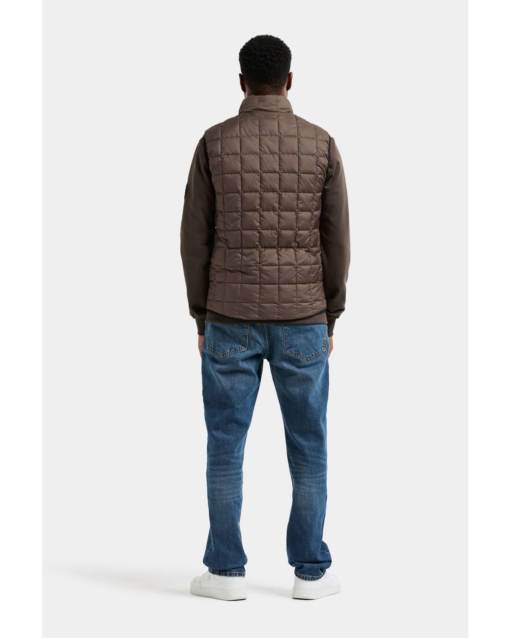 Didriksons Brown Samuel Padded Gilet for men