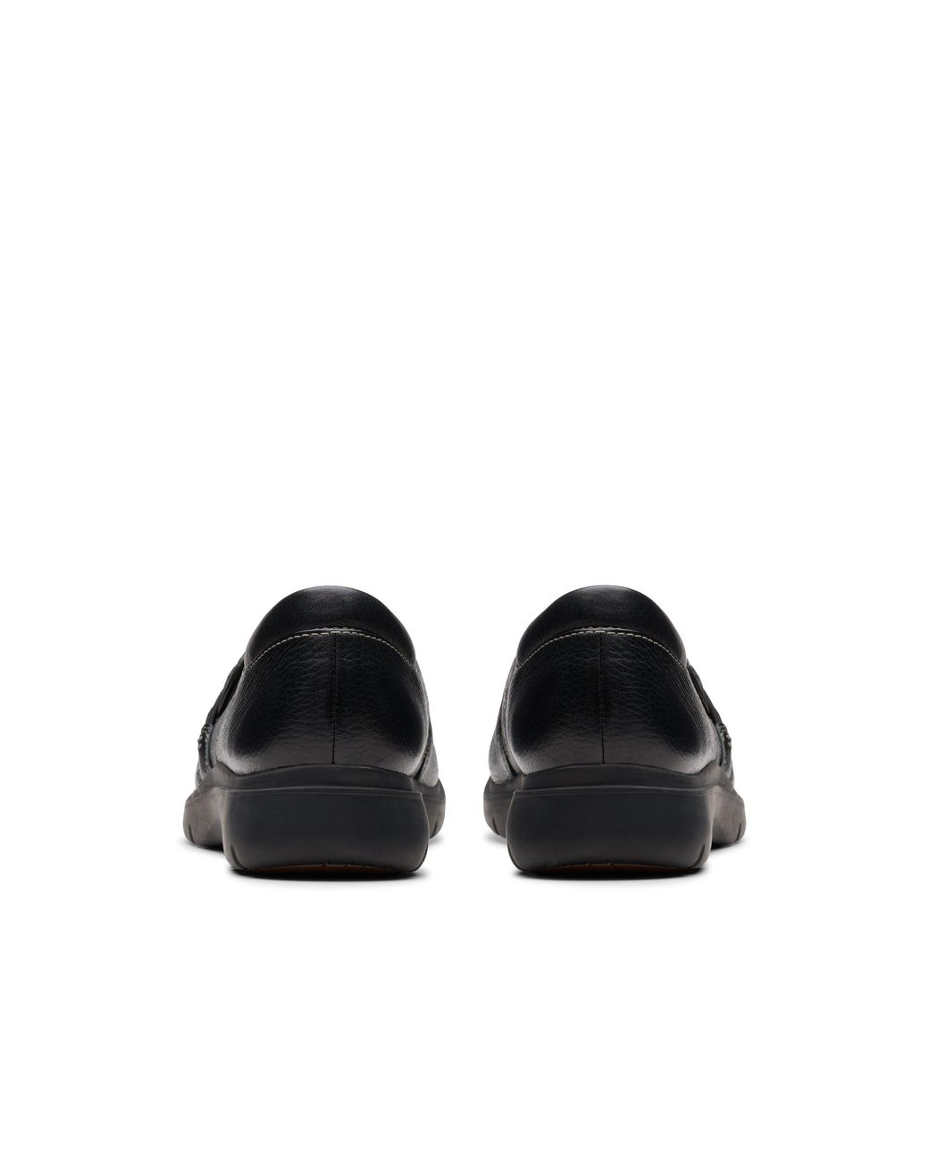 Clarks Black Certina Ease Leather Slip Ons