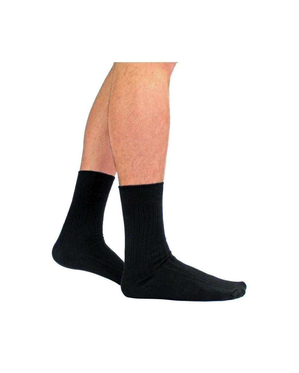 Sock Snob Black 24 Pairs Multipack Ultimate Comfort 100% Cotton Socks for men