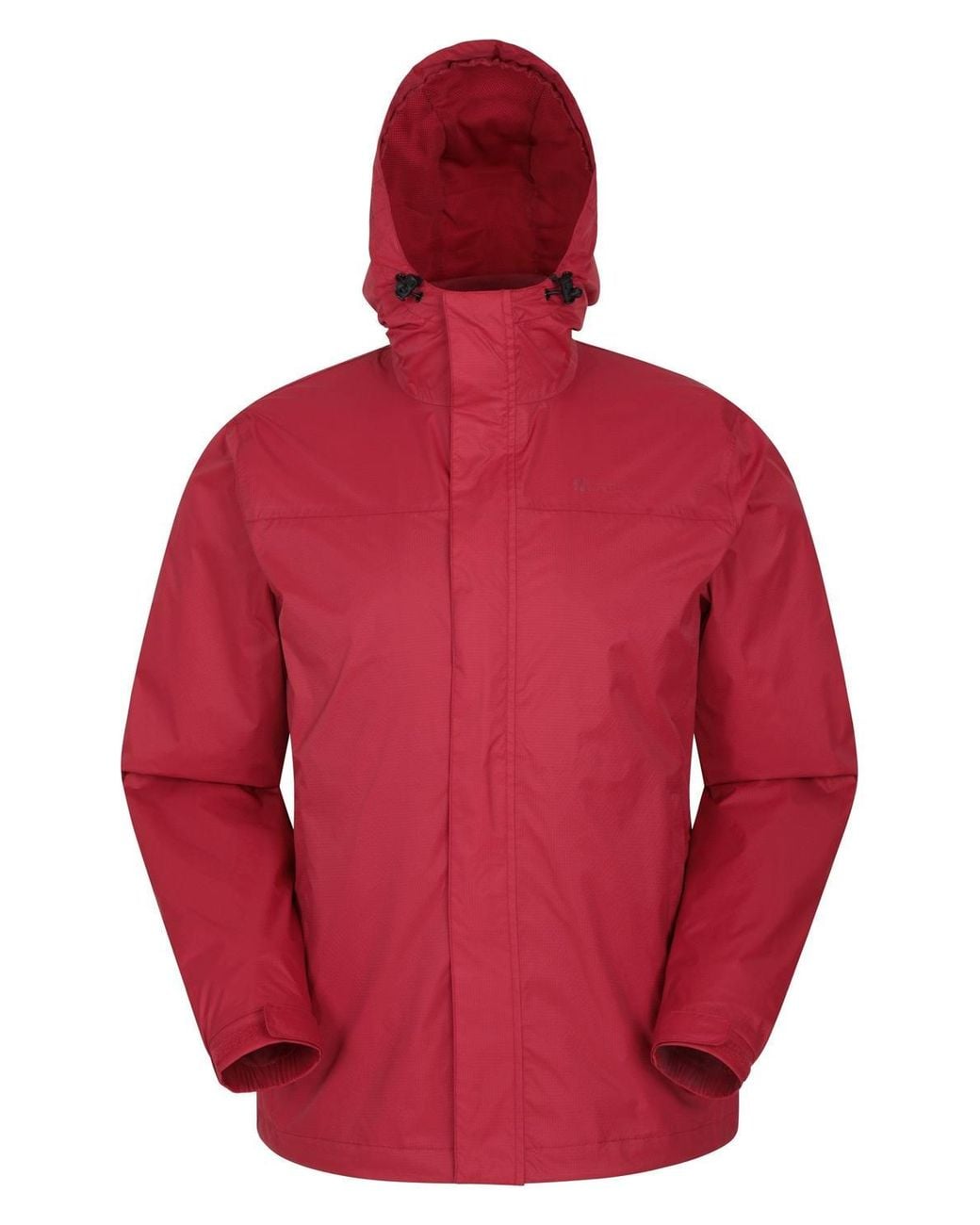 Mountain Warehouse Red 'Torrent' Waterproof Travelling Rain Jacket 2000Mm for men