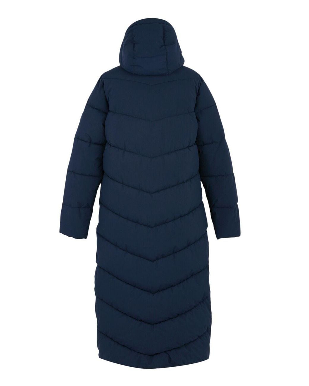 Regatta Blue Eloria Longline Hooded Insulating Quilted Jacket