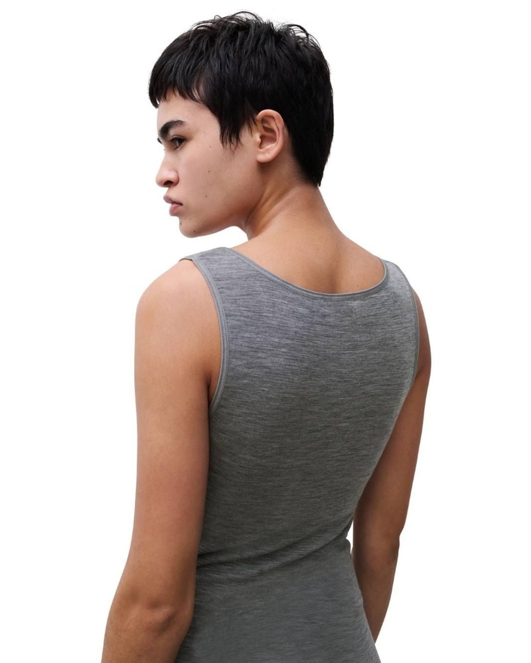 Chantelle Gray Juliana Thermal Tank Top
