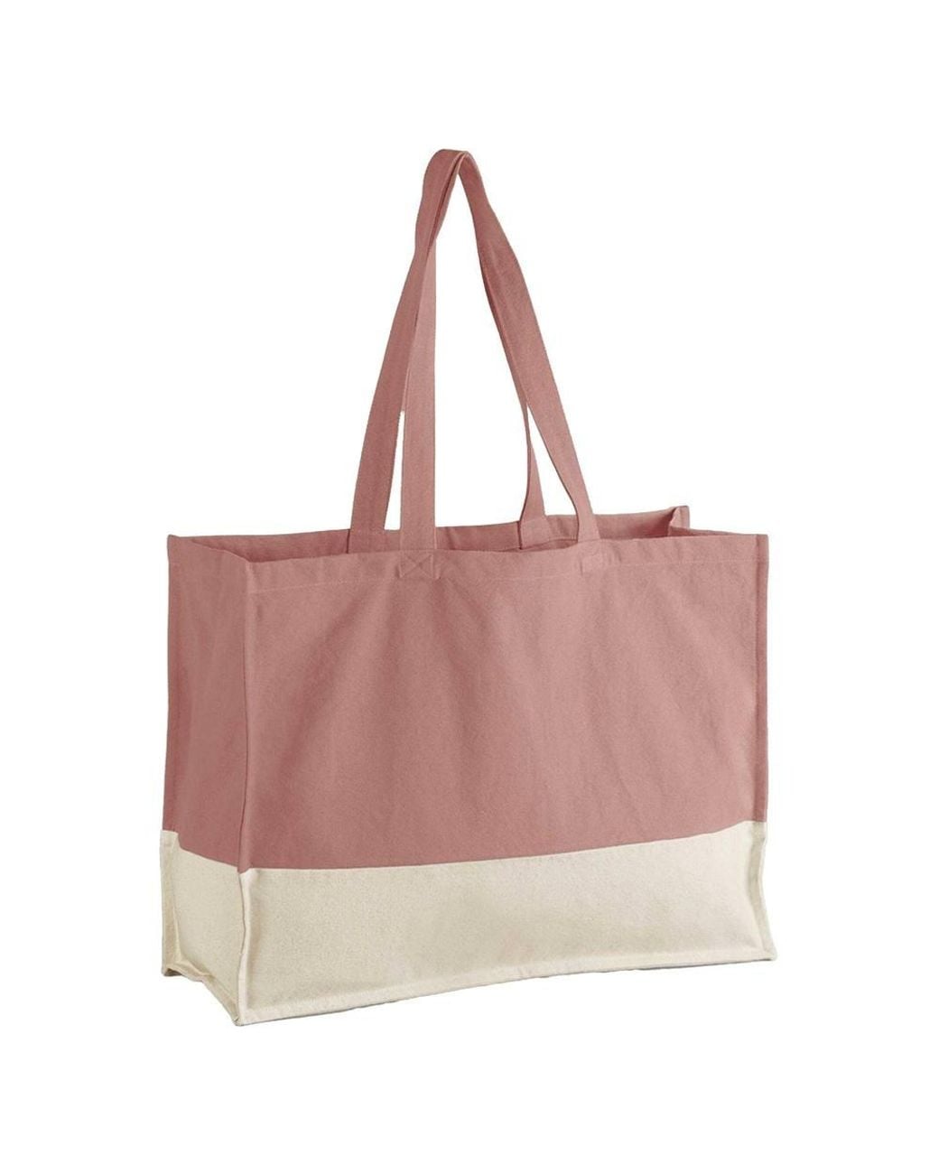 Westford Mill Pink Earthaware Contrast Tote