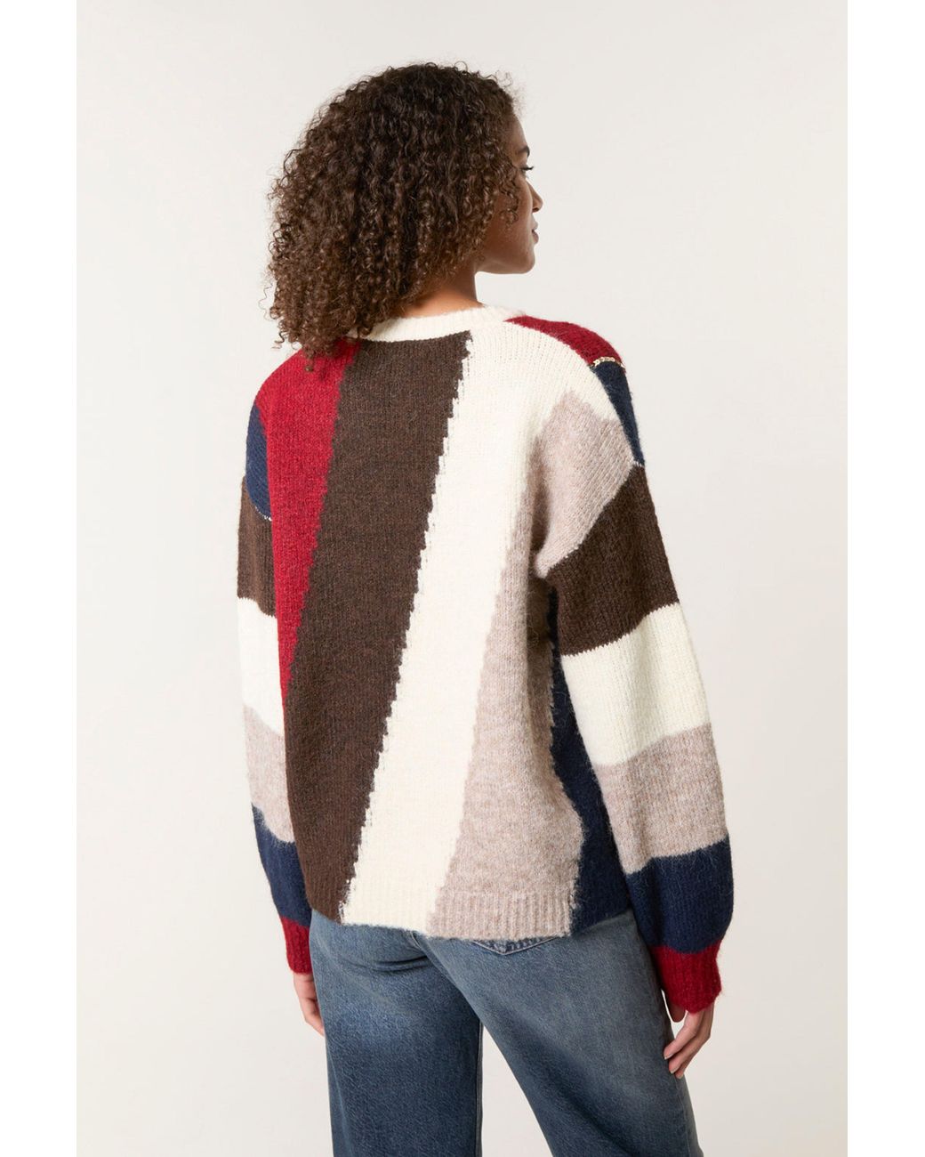 Blue Vanilla Blue Long Sleeve Round Neck Jumper