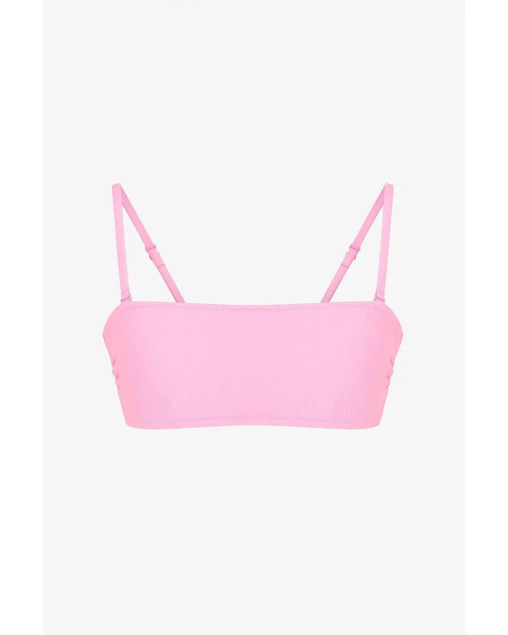 Penti Pink Missa Strapless Textured Bikini Top