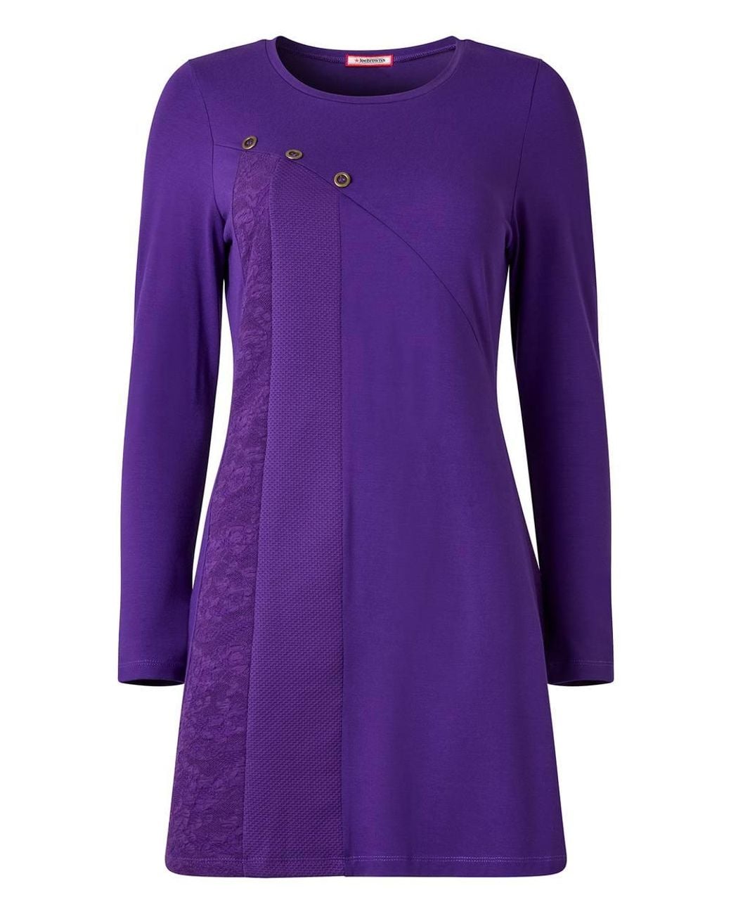 Joe Browns Purple Long Sleeve Textured Tunic