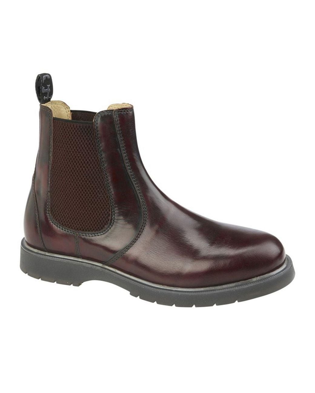 Grafters Brown Leather Chelsea Boots for men