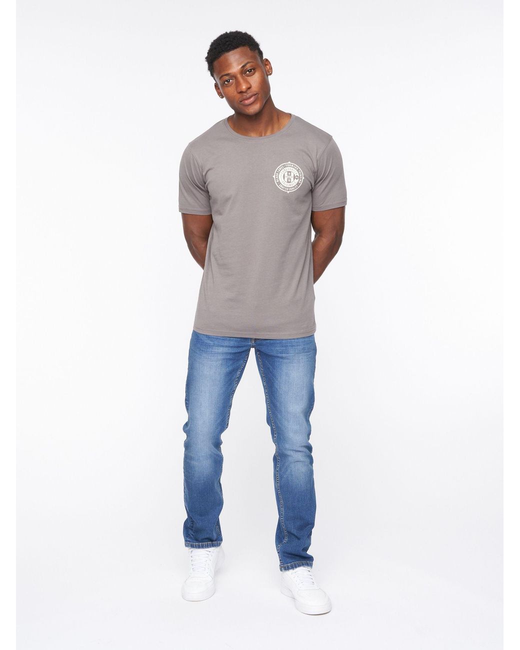 Crosshatch Blue Svelte Premium Slim-Fit Stretch Jeans for men