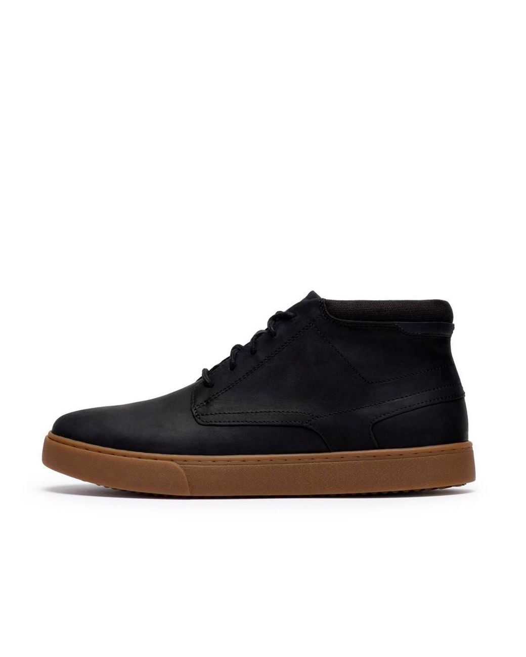 Clarks Blue Lydford Mid Leather Ankle Boots, Lace Up for men