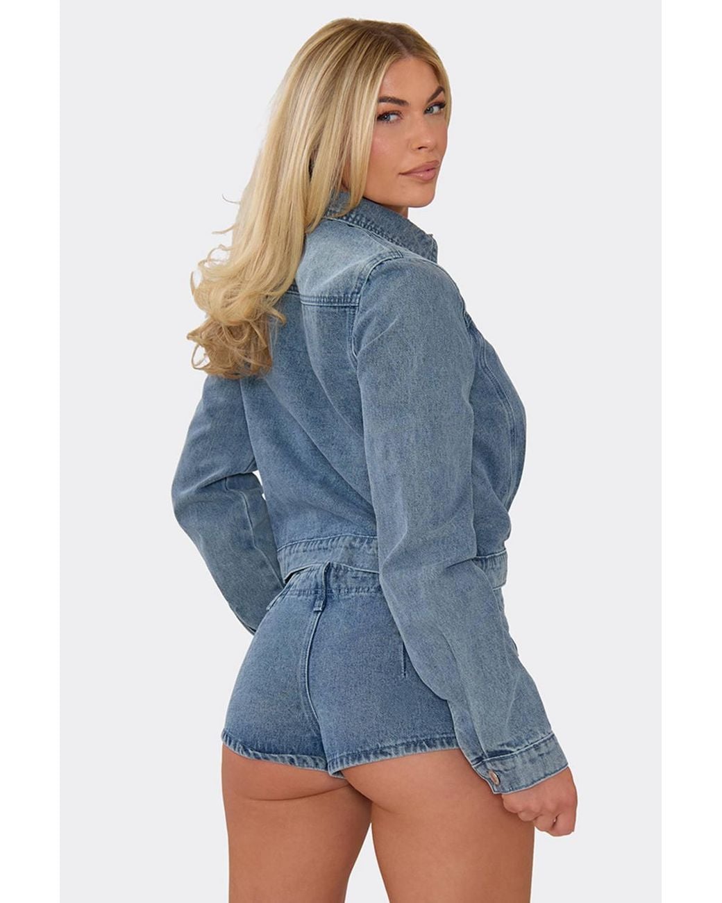 EGO Blue Long Sleeve Denim Jacket